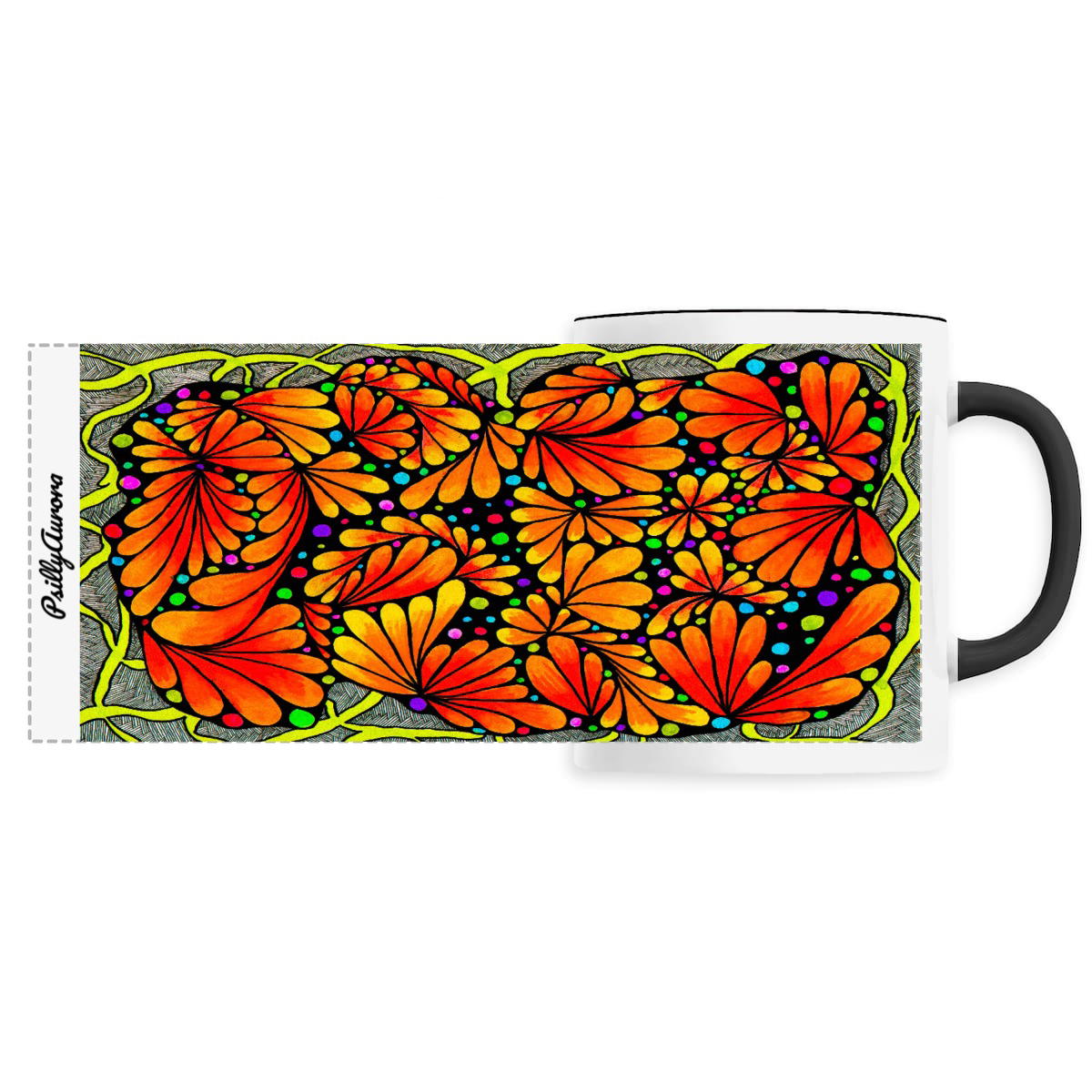 Mug céramique panoramique " Réveil ta joie  " - Image