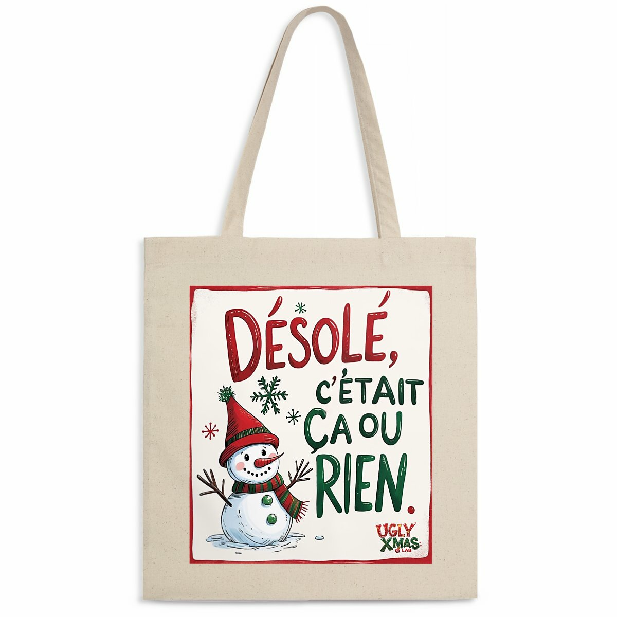 Totebag - "Désolé c'était ça ou rien" - Image
