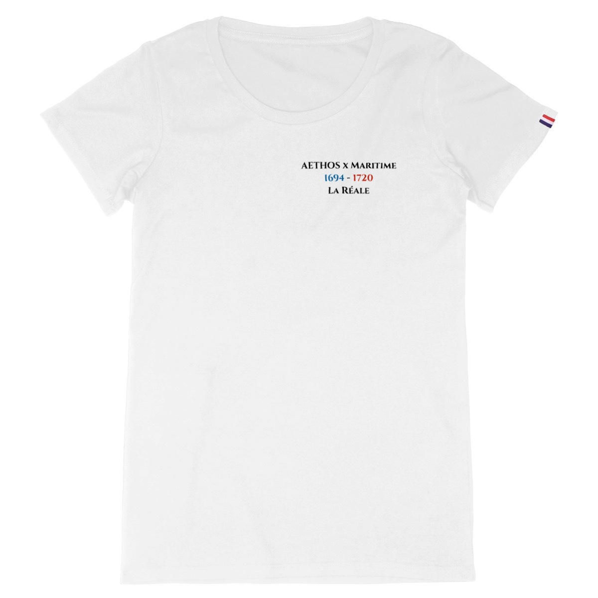 Image front T-shirt Femme Aethos x Maritime - Hommage à La Réale
