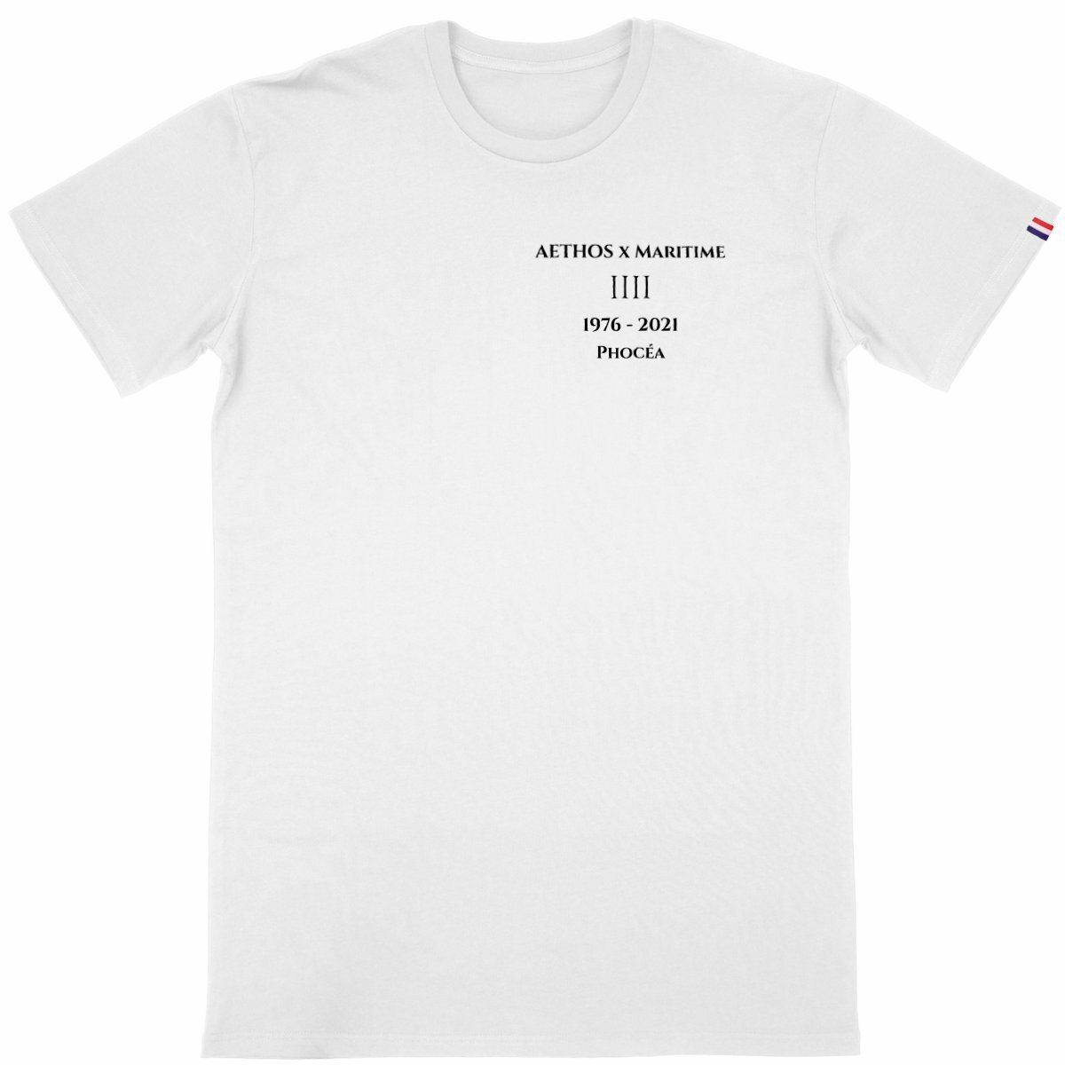 Image front T-shirt Homme Aethos x Maritime - Hommage au Phocéa