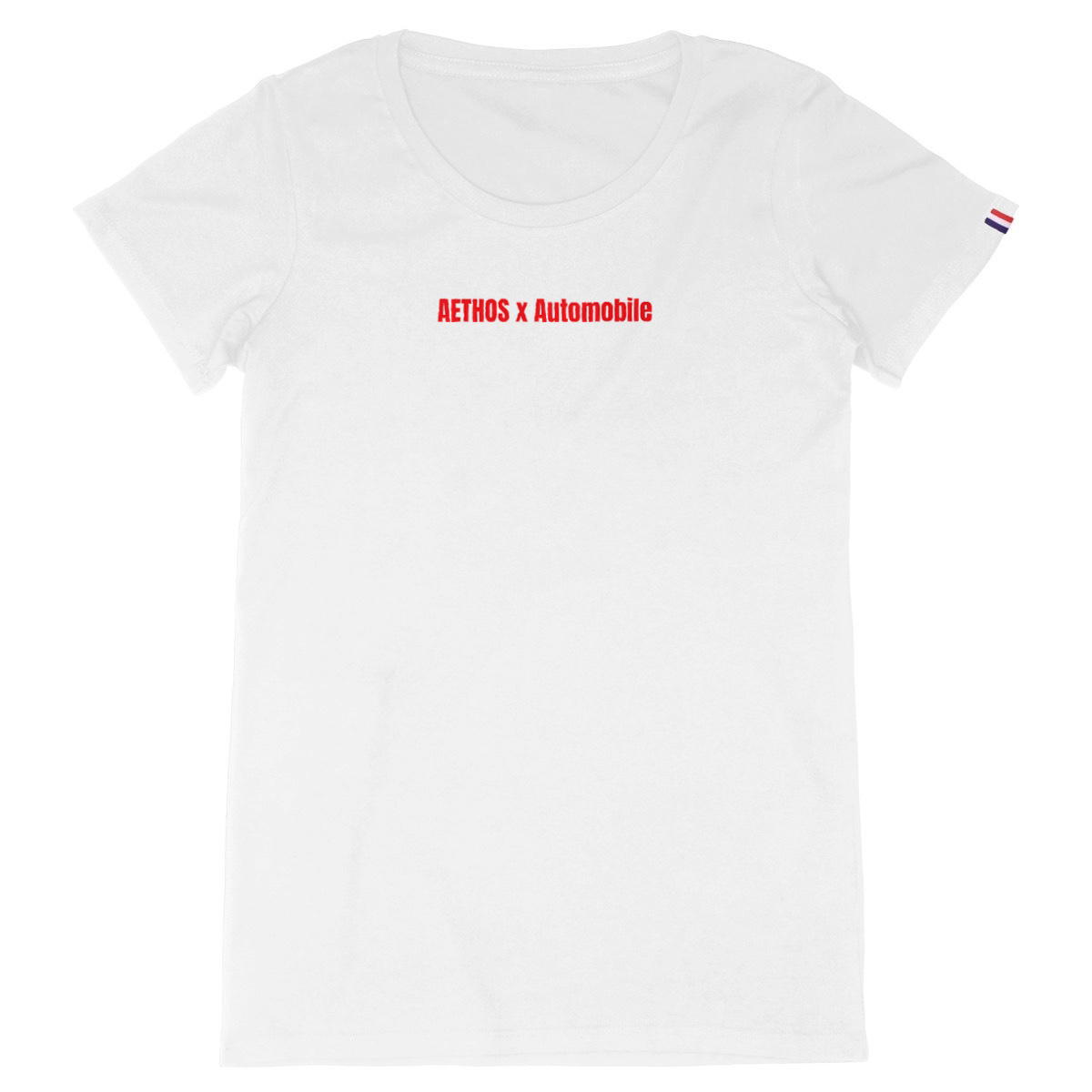 Image front T-shirt Femme Made in France Aethos x Automobile - origine Aethos / Automobile