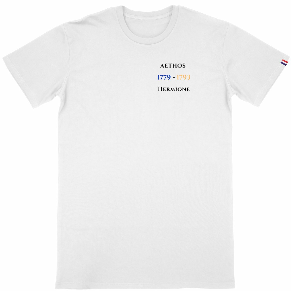 Image front T-shirt Homme Aethos x Maritime - Hommage à l’Hermione