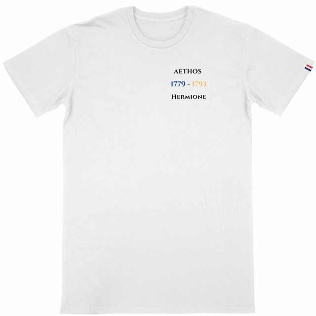 Image front T-shirt Homme Aethos x Maritime - Hommage à l’Hermione