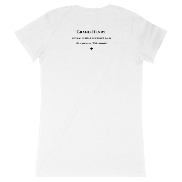 Image back T-shirt Femme Aethos x Maritime - Hommage au Soleil Royal