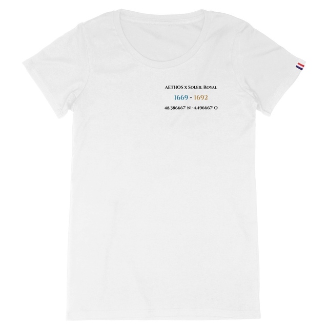 Image front T-shirt Femme Aethos x Maritime - Hommage au Soleil Royal