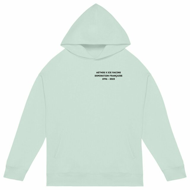 Image front Sweat à capuche Unisexe Oversized Aethos x Automobile - Ice Racing : victoires françaises