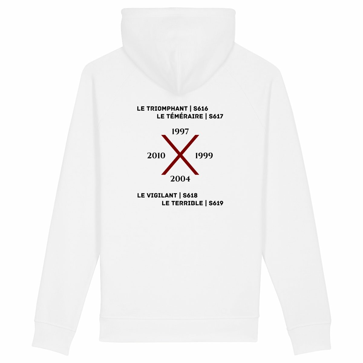 Image back Sweat à capuche avec poches latérales Aethos - SNLE