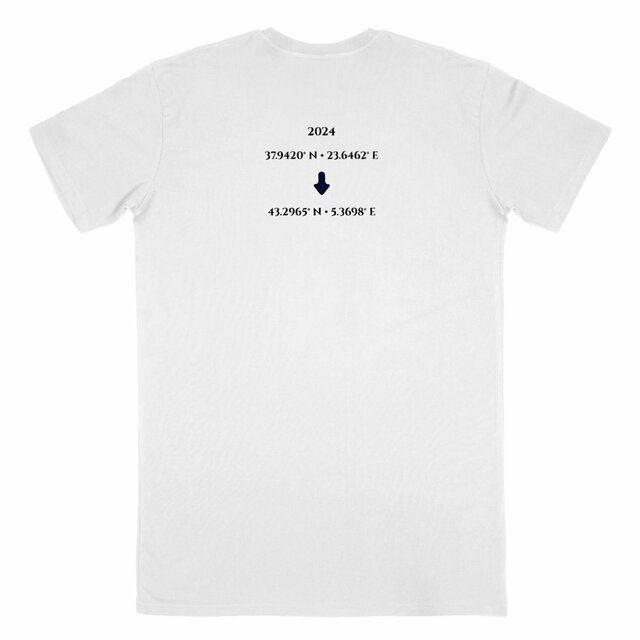Image back T-shirt Homme Aethos x Maritime - Hommage au Belem