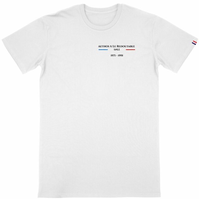 Image front T-shirt Homme Aethos x Maritime - Hommage au SNLE “Le Redoutable”