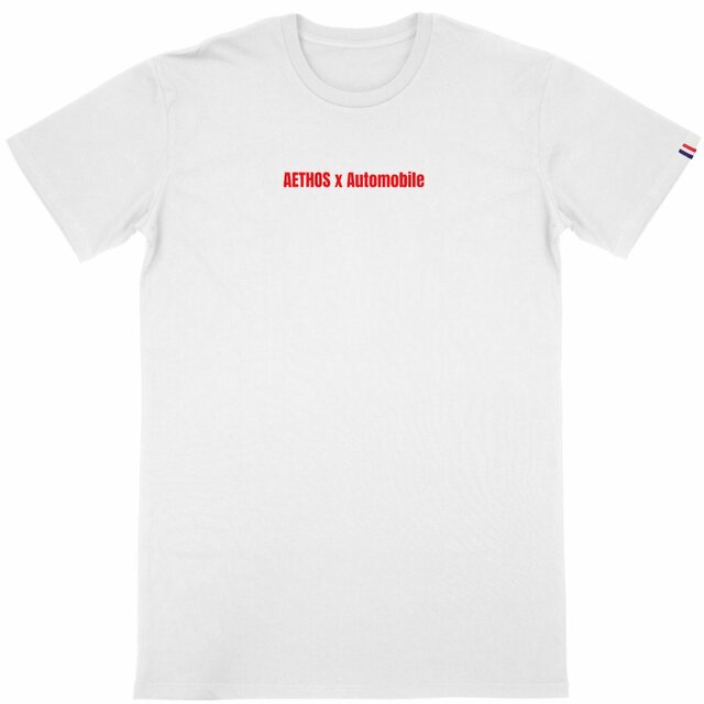 Image front T-shirt Homme Made in France Aethos x Automobile - origine Aethos / Automobile