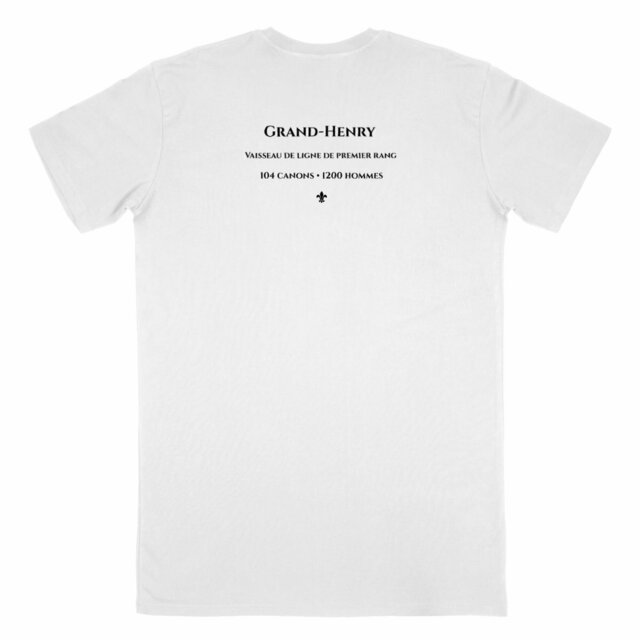 Image back T-shirt Homme Aethos x Maritime - Hommage au Soleil Royal