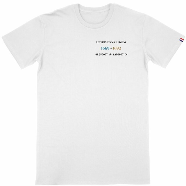 Image front T-shirt Homme Aethos x Maritime - Hommage au Soleil Royal