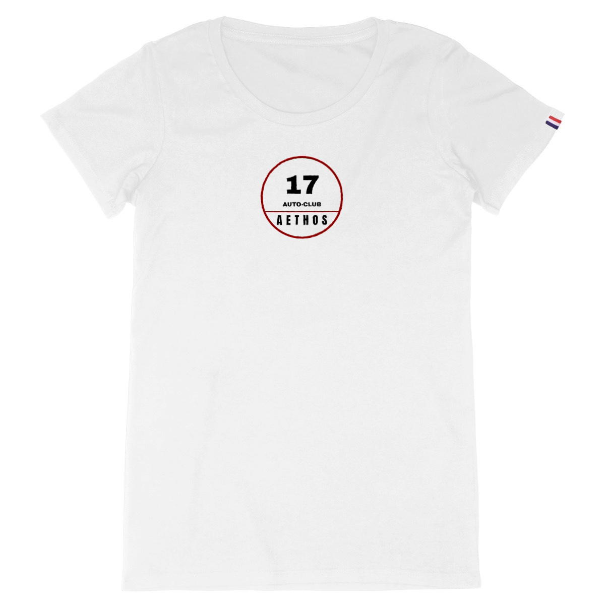 Image front T-shirt Femme Made in France Aethos x Automobile - Auto-Club