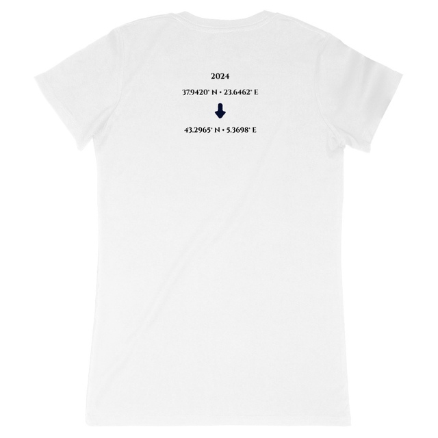 Image back T-shirt Femme Aethos x Maritime – Hommage au Belem