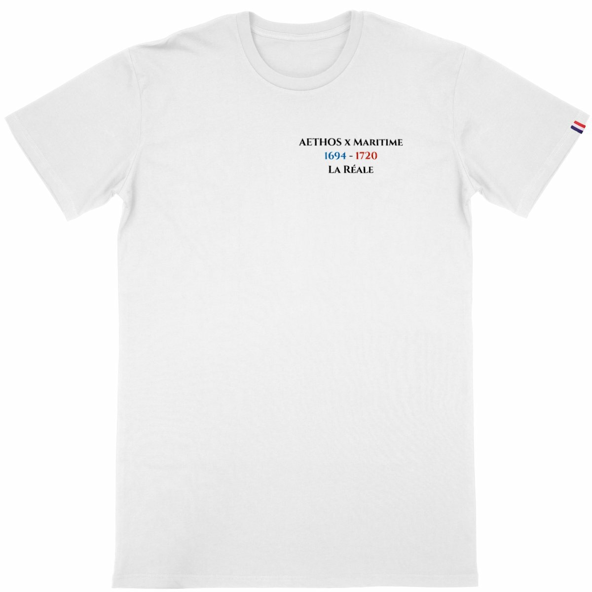 Image front T-shirt Homme Aethos x Maritime - Hommage à La Réale