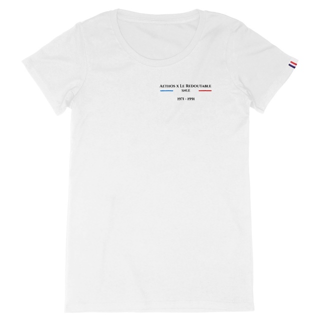 Image front T-shirt Femme Aethos x Maritime - Hommage au SNLE “Le Redoutable”