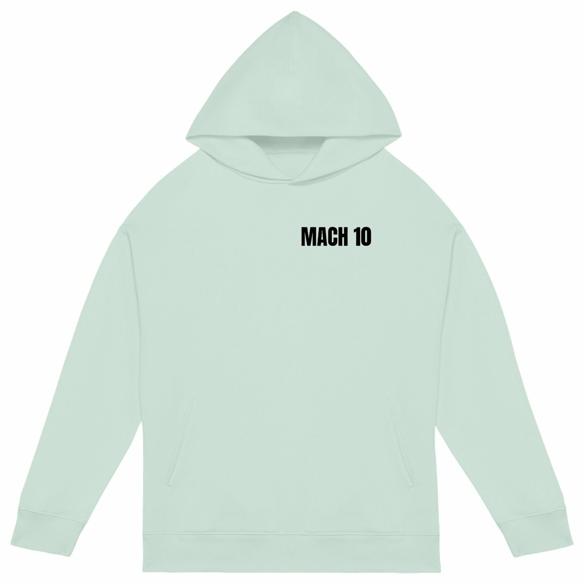 Image front Sweat à capuche Unisexe Oversized Aethos x Aéronautique - Mach 10