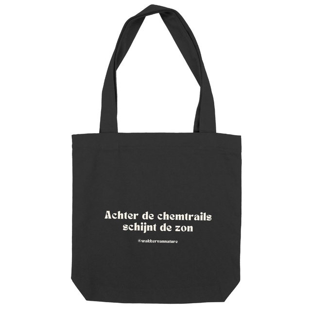 Achter De Chemtrails  - Big Tote Black