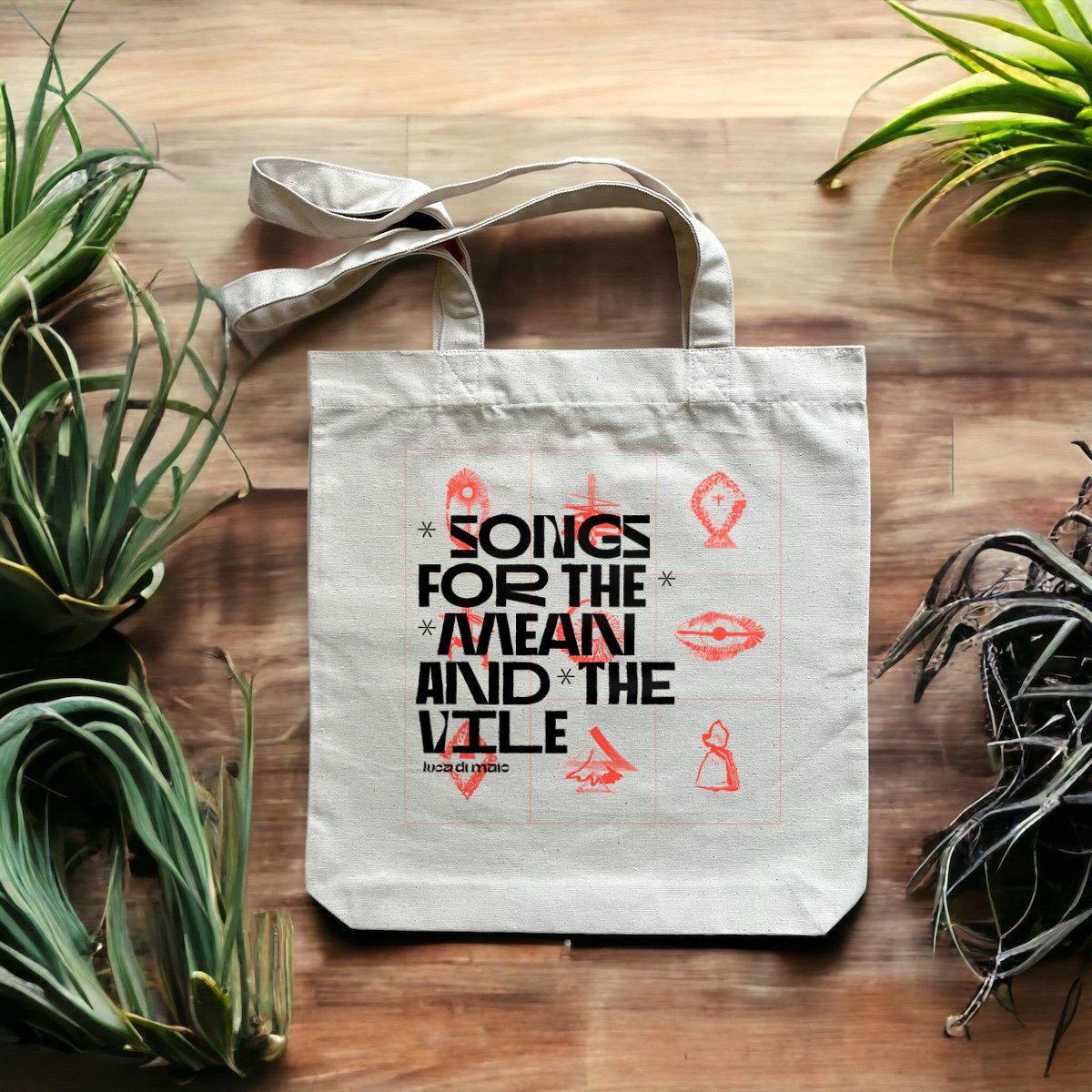 Image front Songs for the Mean and the Vile - Tote Bag 2