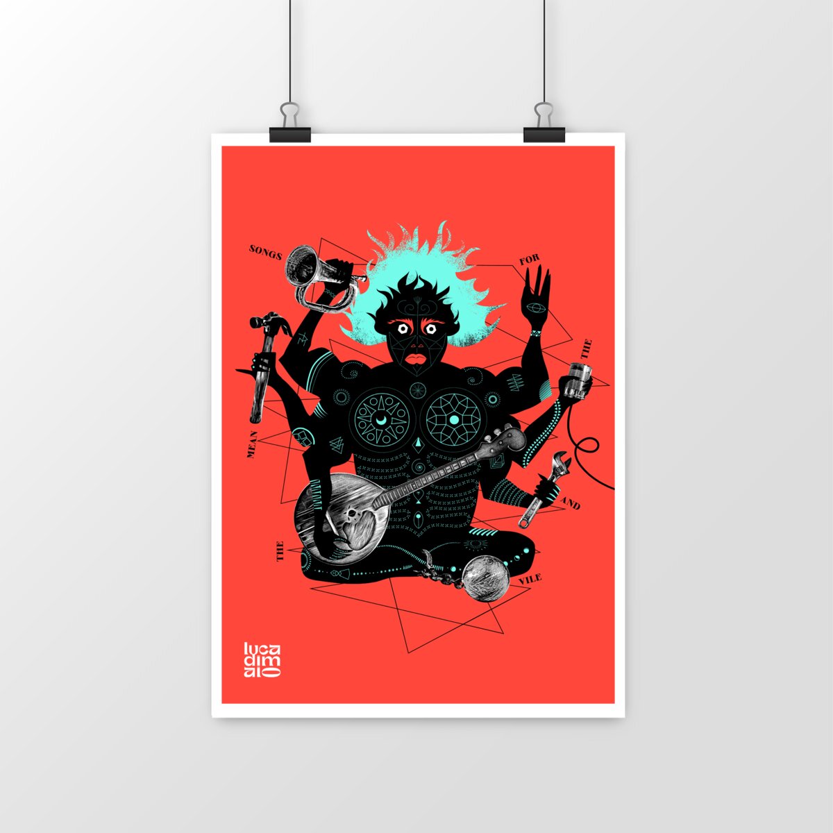 Image front Songs for the Mean and the Vile - Cover Poster