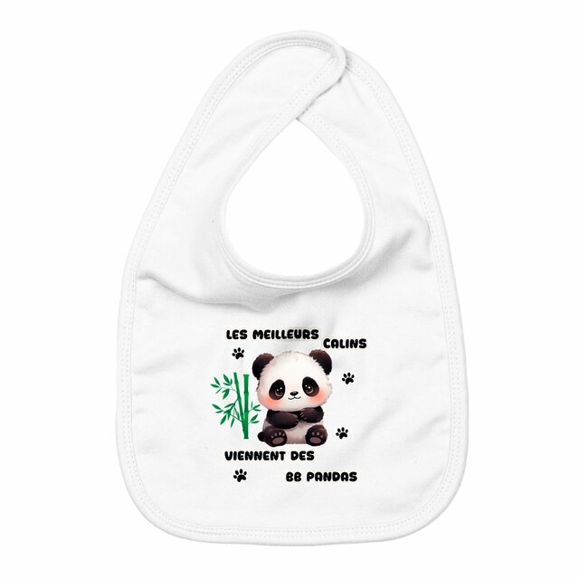 Bavoir BB personnalisée BB PANDAS - Original et mignon - Image