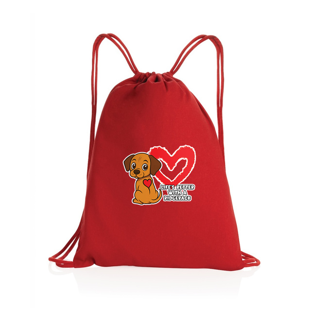 Sac personnalisé Life's better with a Ridgeback  - Image