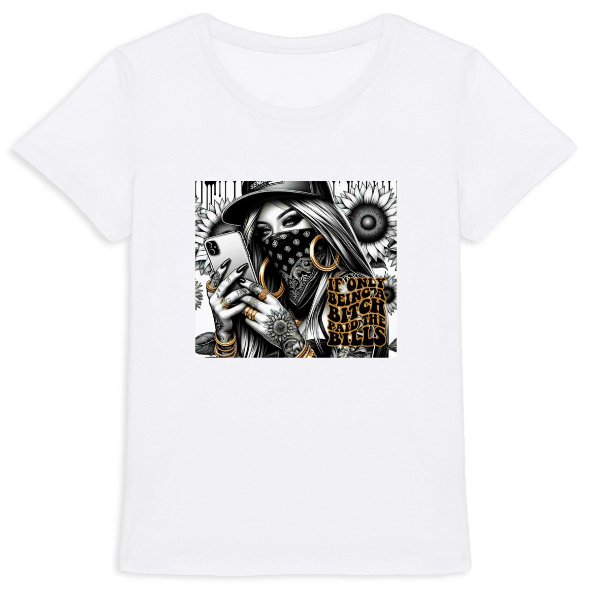 T-shirt Femme Epais : Le confort girly à portée de main - Image