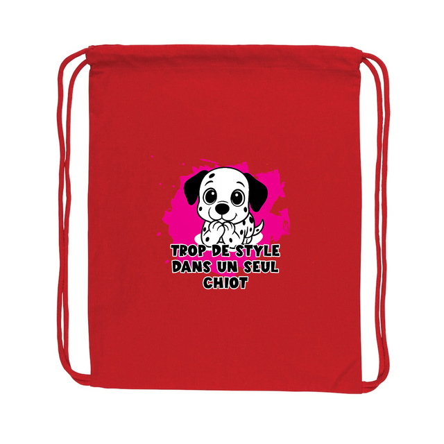 Sac à dos personnalisé bébé Dalmatien  - Image