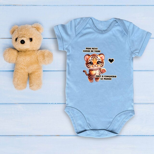 Body bébé Tigre Personnalisé - Pour un petit félin unique