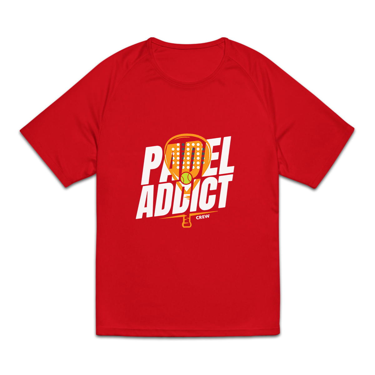 T-shirt de sport recyclé pour homme - Padel Addict crew - Image