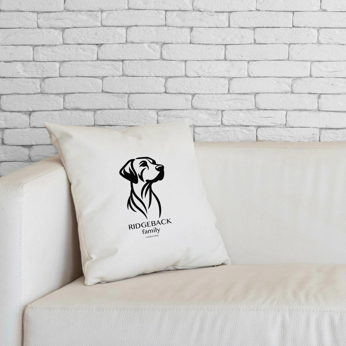 Coussin personnalisé Ridgeback family - Un confort familial