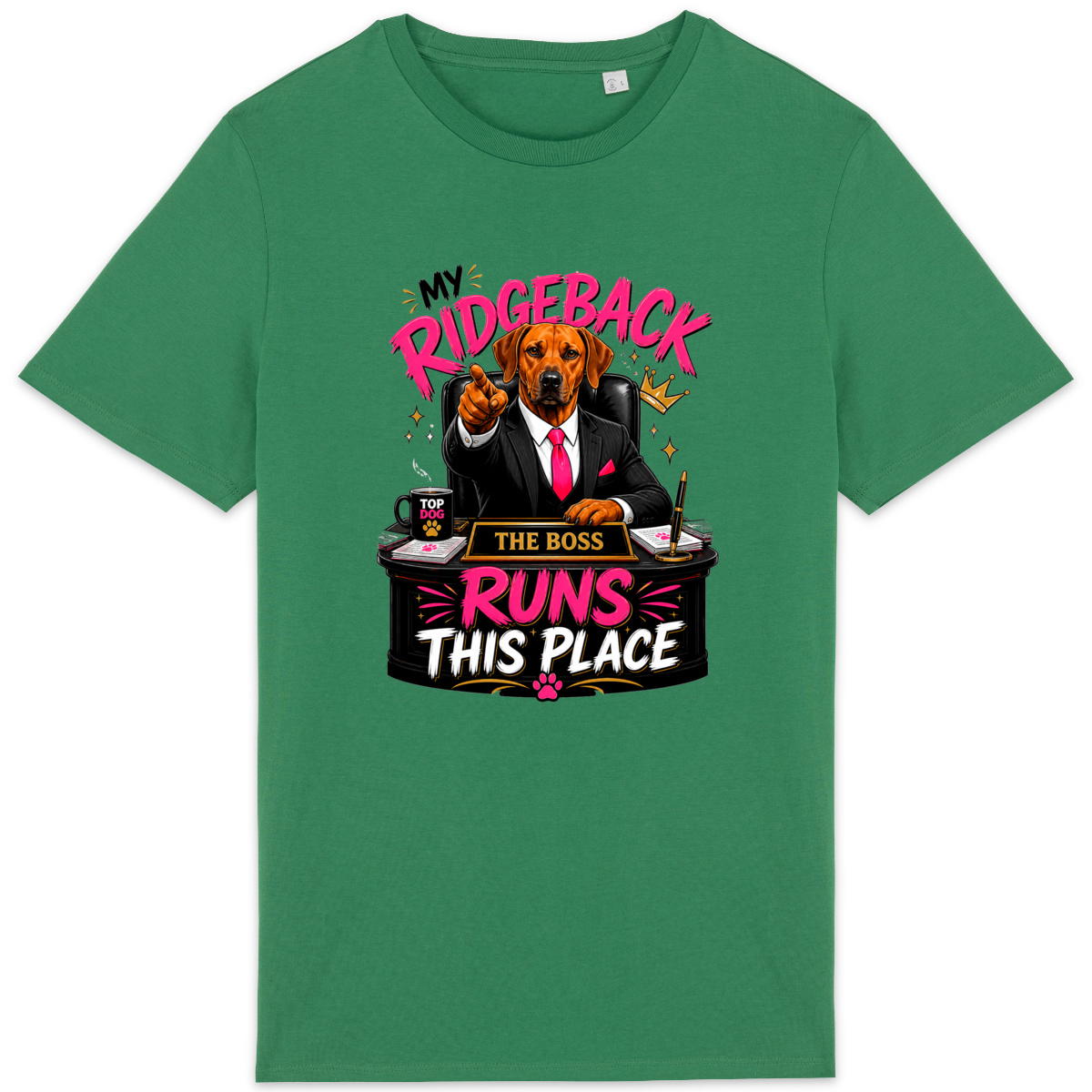 T-shirt unisexe - My Ridgeback the boss - Image