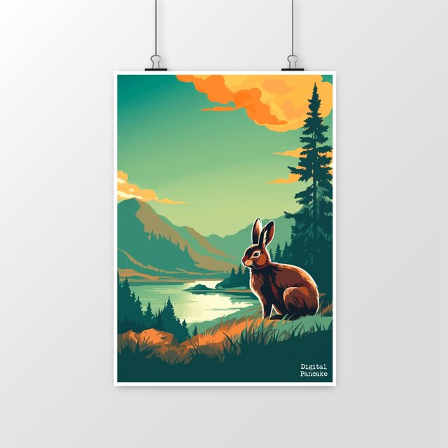Image front AFFICHE AU BORD DU LAC