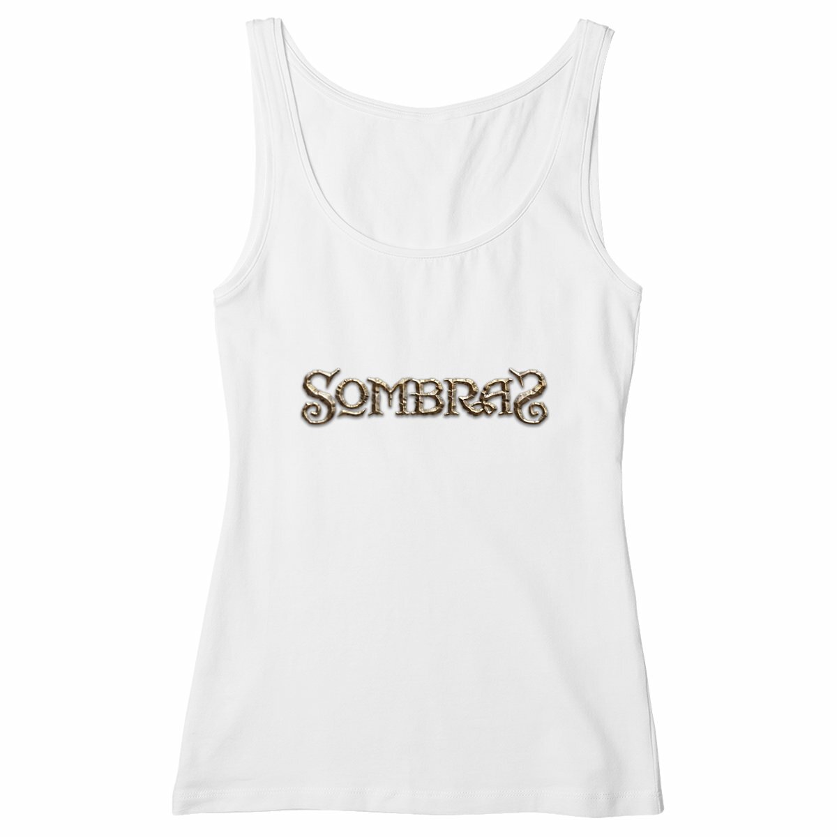 Image back Top tirantes logo SombraS - Algodón orgánico