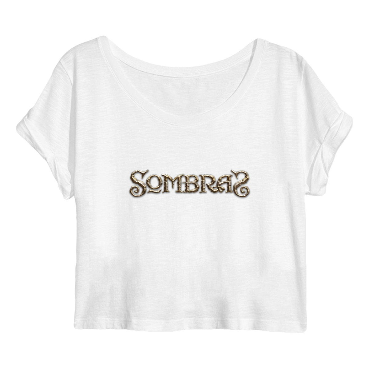 Image back Crop Top - Logo SombraS - Algodón orgánico