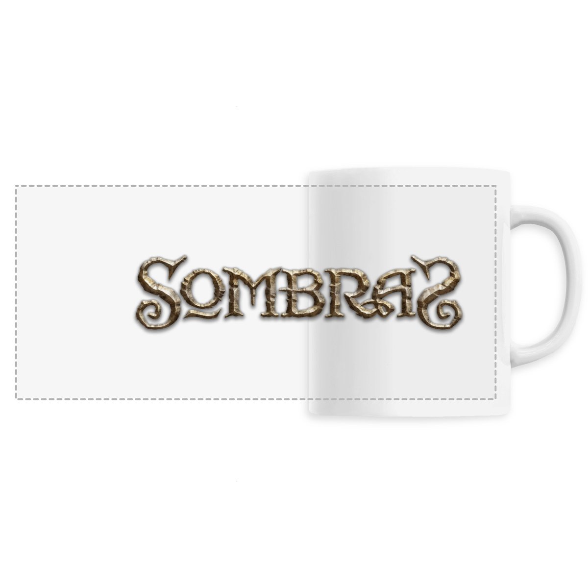 Image front Taza logo Sombras - Cerámica