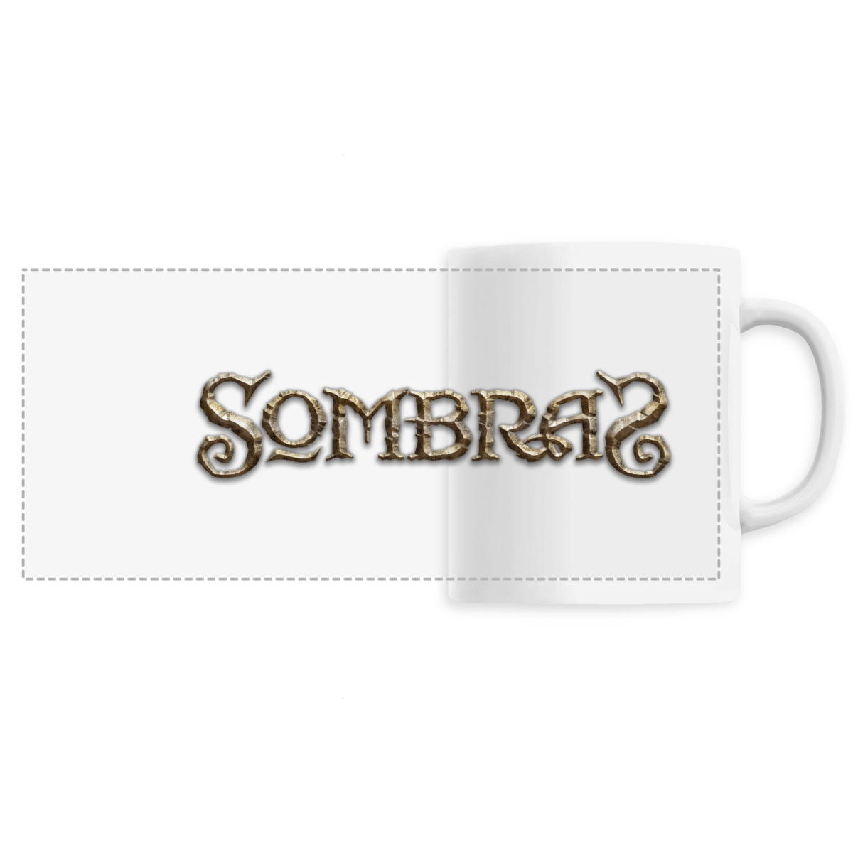 Image front Taza logo Sombras - Cerámica