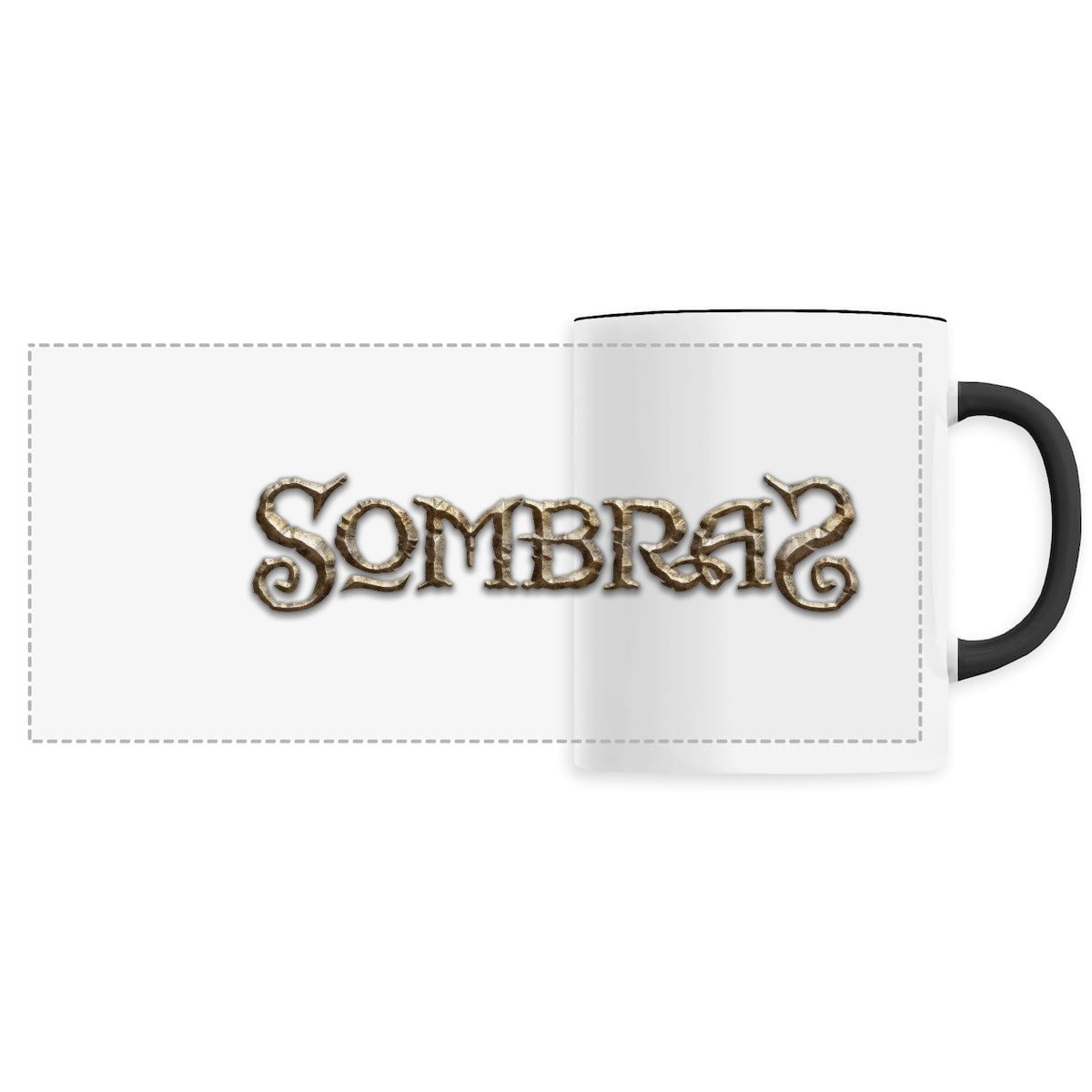 Image back Taza logo Sombras - Cerámica