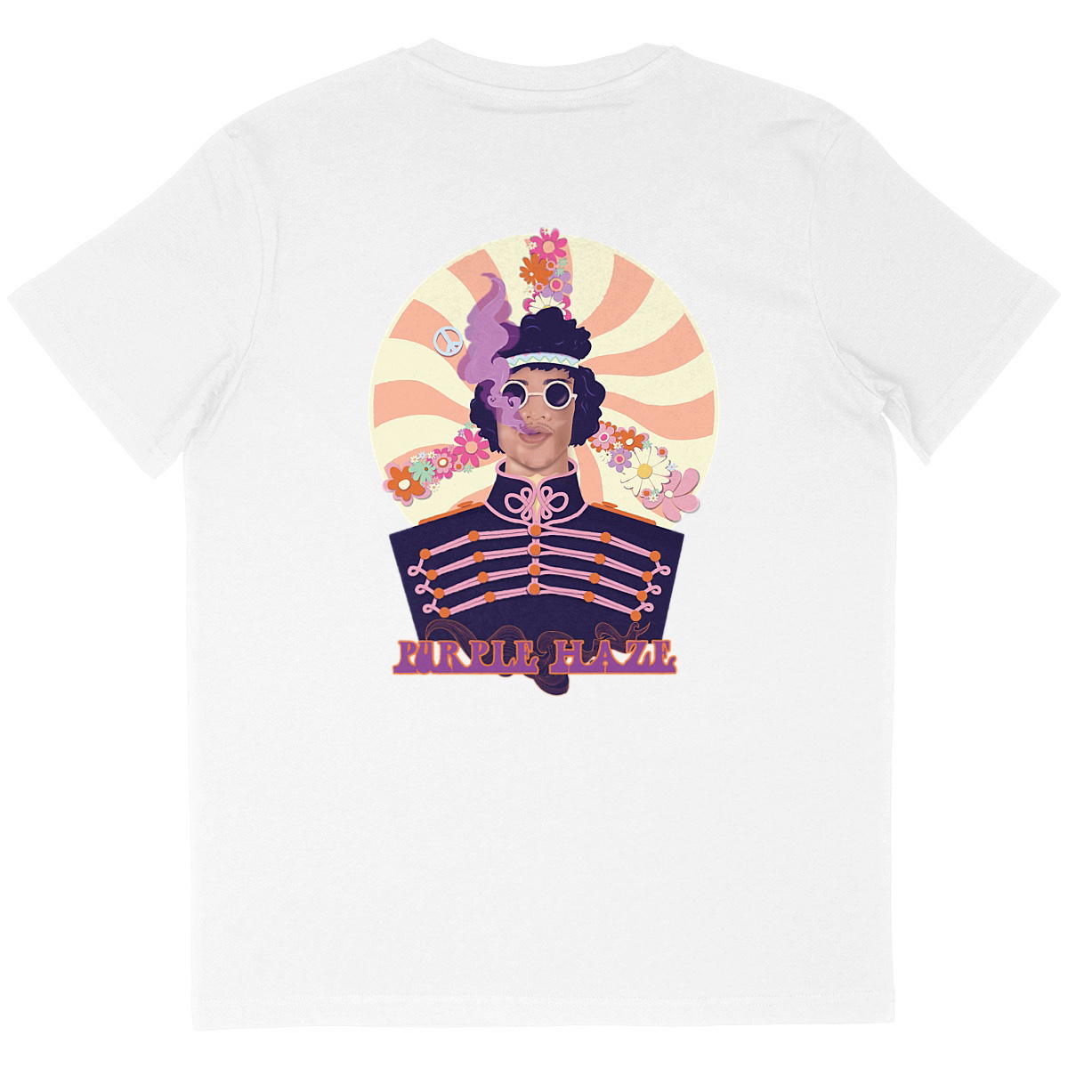 Image back T-Shirt Oversized- Purple Haze