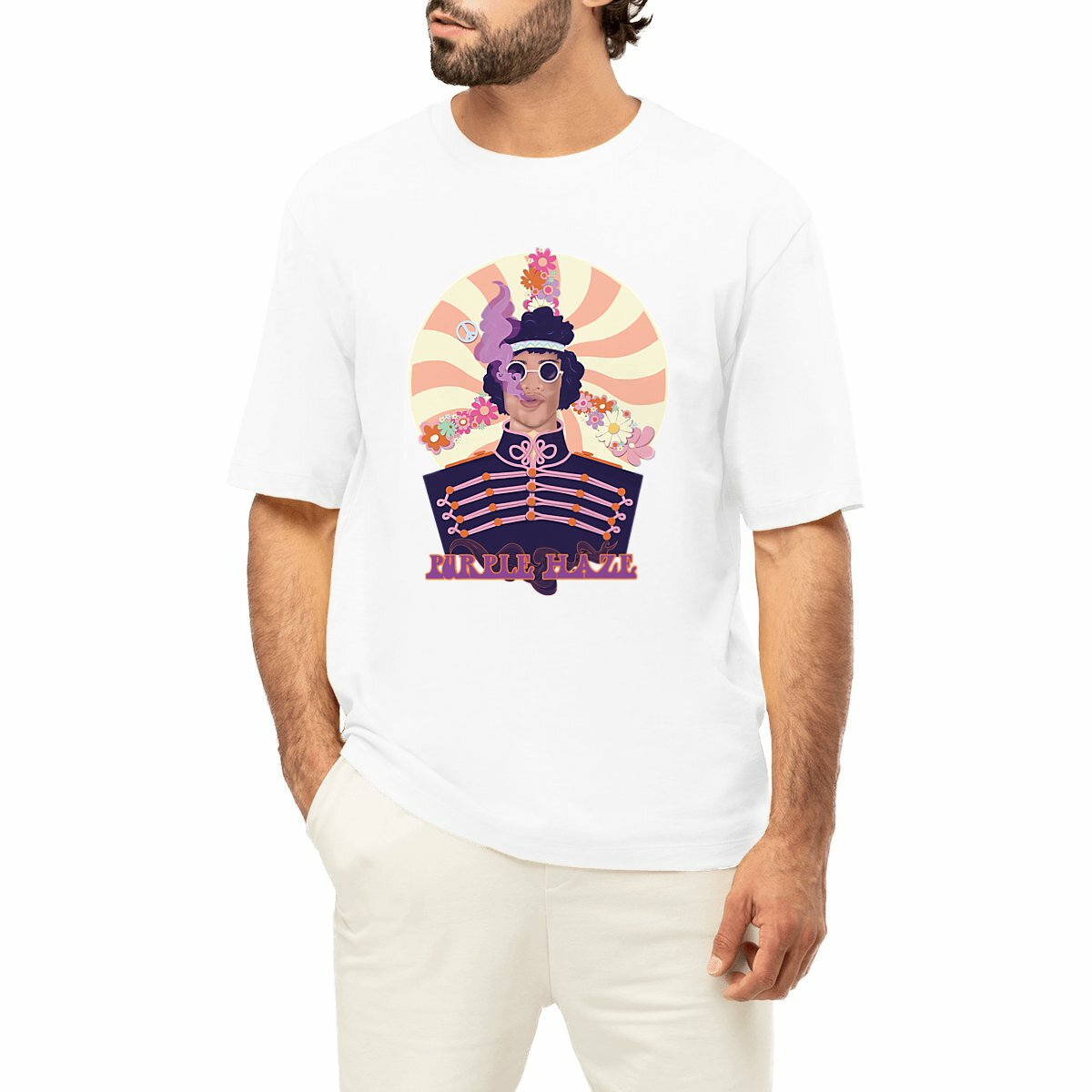Image front T-Shirt Oversized- Purple Haze