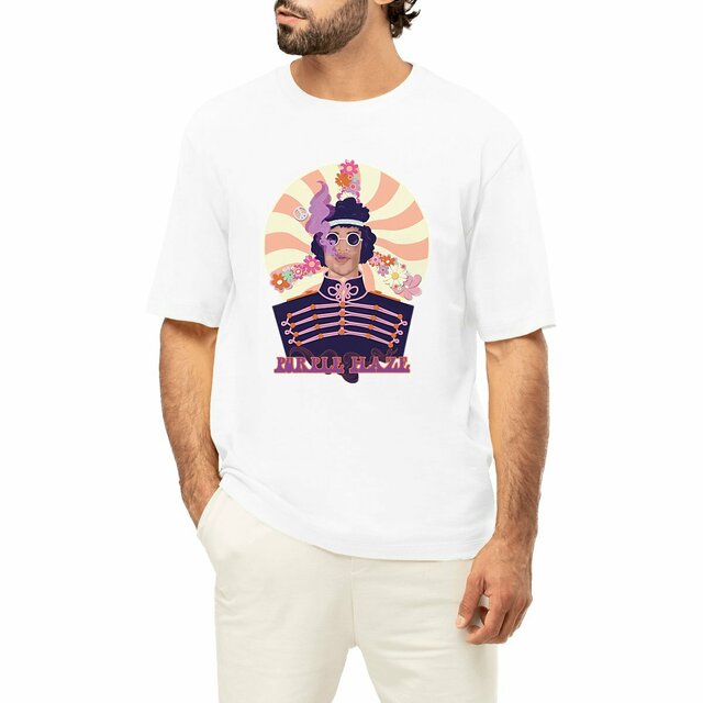 Image front T-Shirt Oversized- Purple Haze
