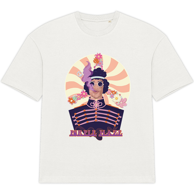 Image back T-shirt Oversize - Purple Haze