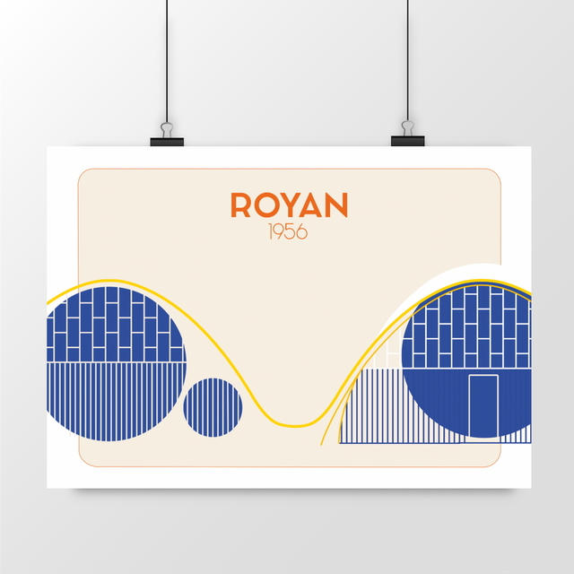 Image back Royan - 1956 - Marché Central - 2/5