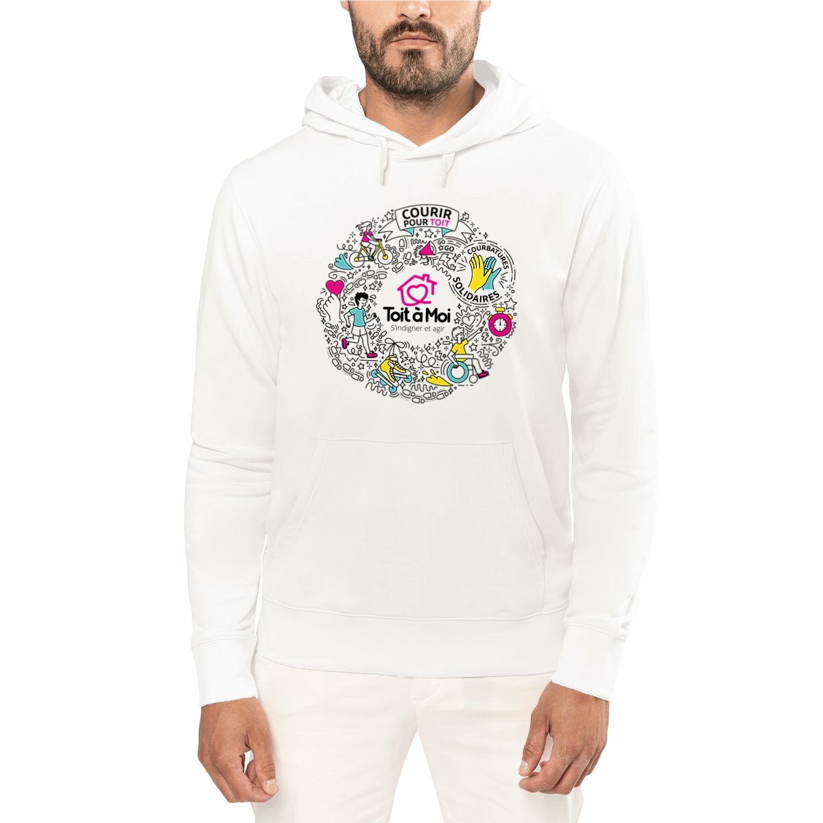 Image front Sweat officiel Courir pour Toit 2026 - Unisexe