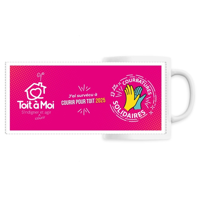 Image front Mug Courir pour Toit 2025