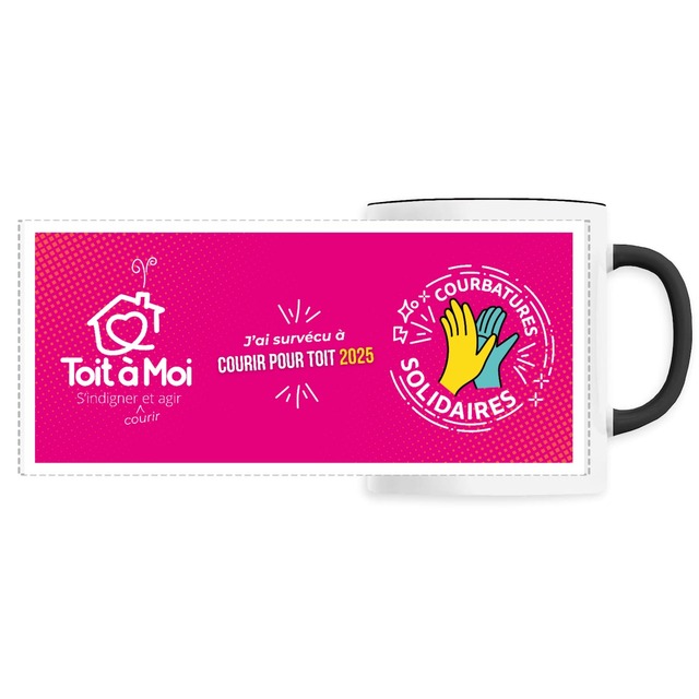 Image back Mug Courir pour Toit 2025