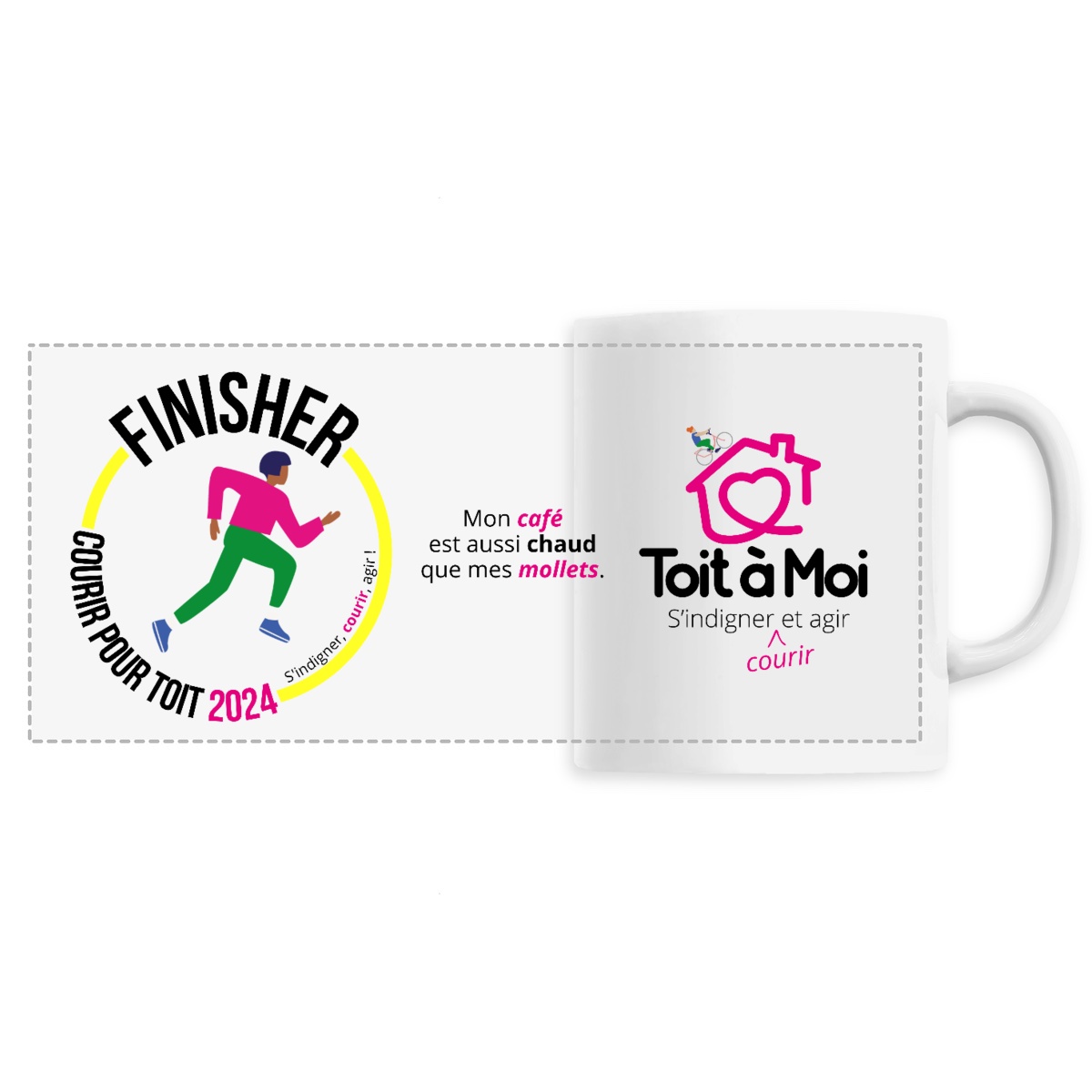 Mug "finisher" Courir pour Toit 2024