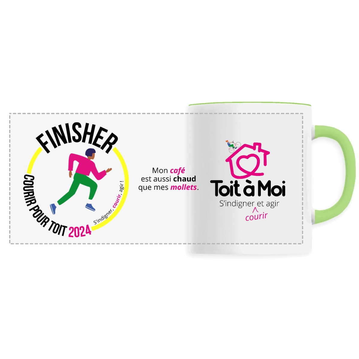 Mug "finisher" Courir pour Toit 2024