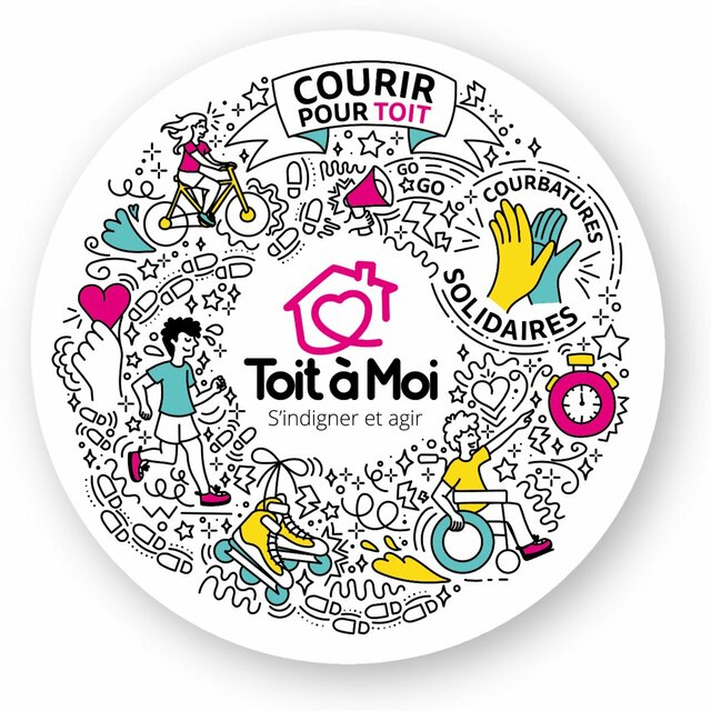 Image front Autocollant Courir pour toit 2025