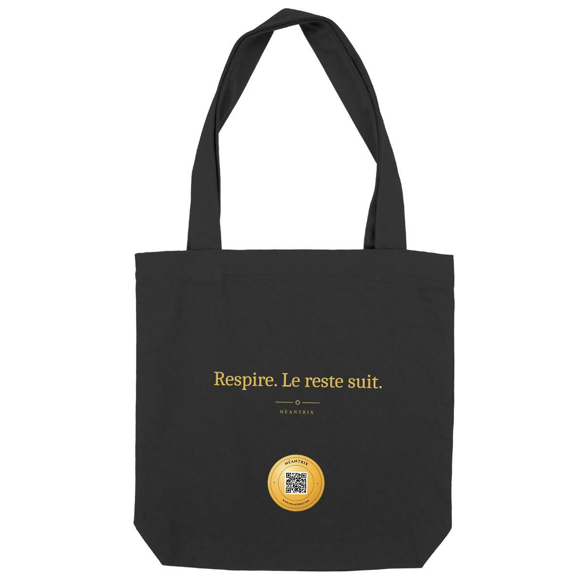Tote bag Respire. Le reste suit.
